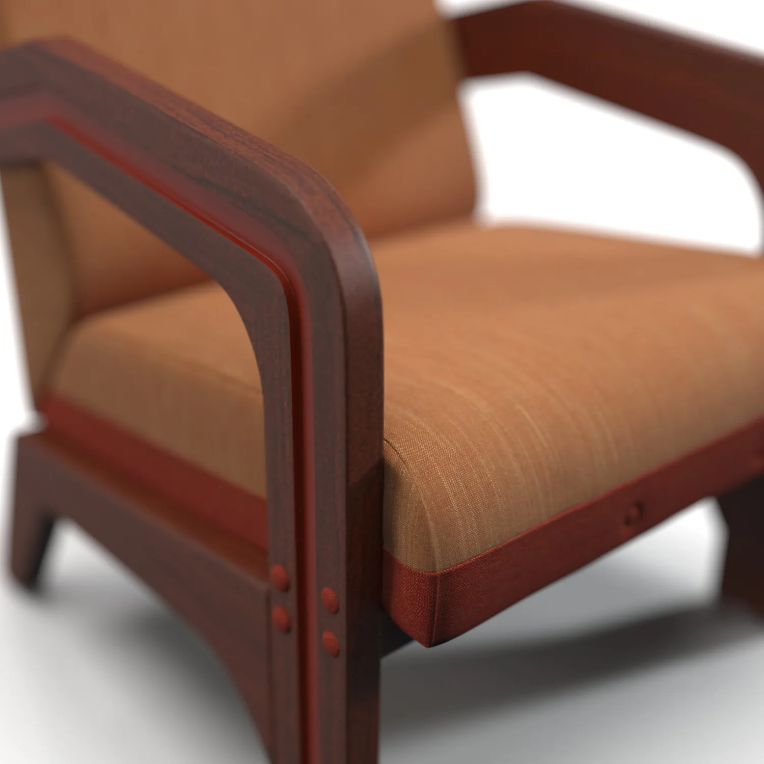 Eluney Lounge Chair PBR 3D Model_05